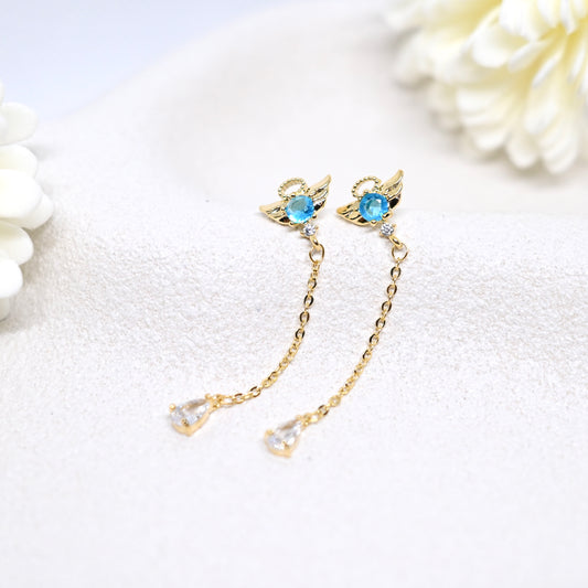 Gabrielle Blue Angel Studs