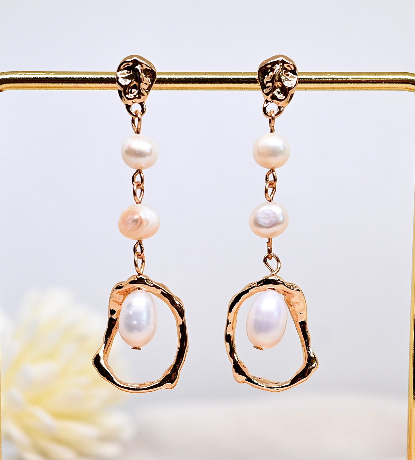 Jacqueline Freshwater Pearl (Rose Gold)