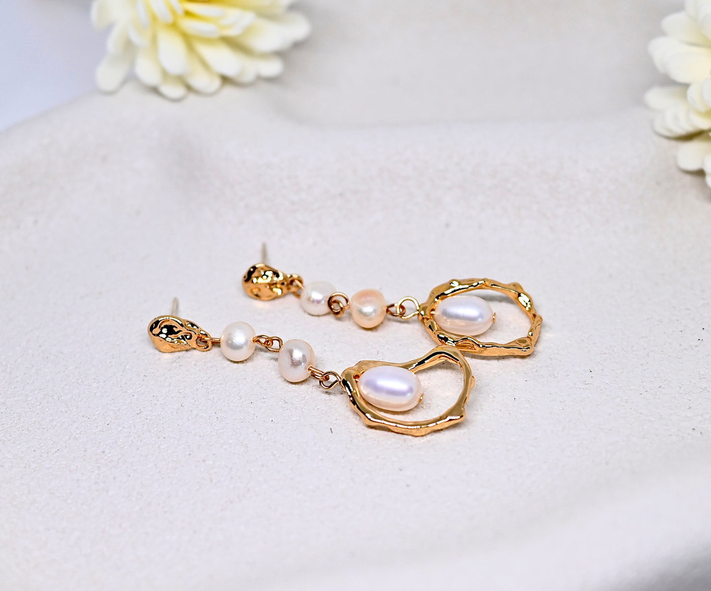 Jacqueline Freshwater Pearl (Rose Gold)